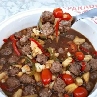 Sweet and Sour Meatball Stir-Fry (Saucy!)