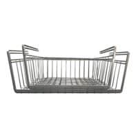 Clever Home Under Shelf Wire Storage Basket Set of 4 (Silver)