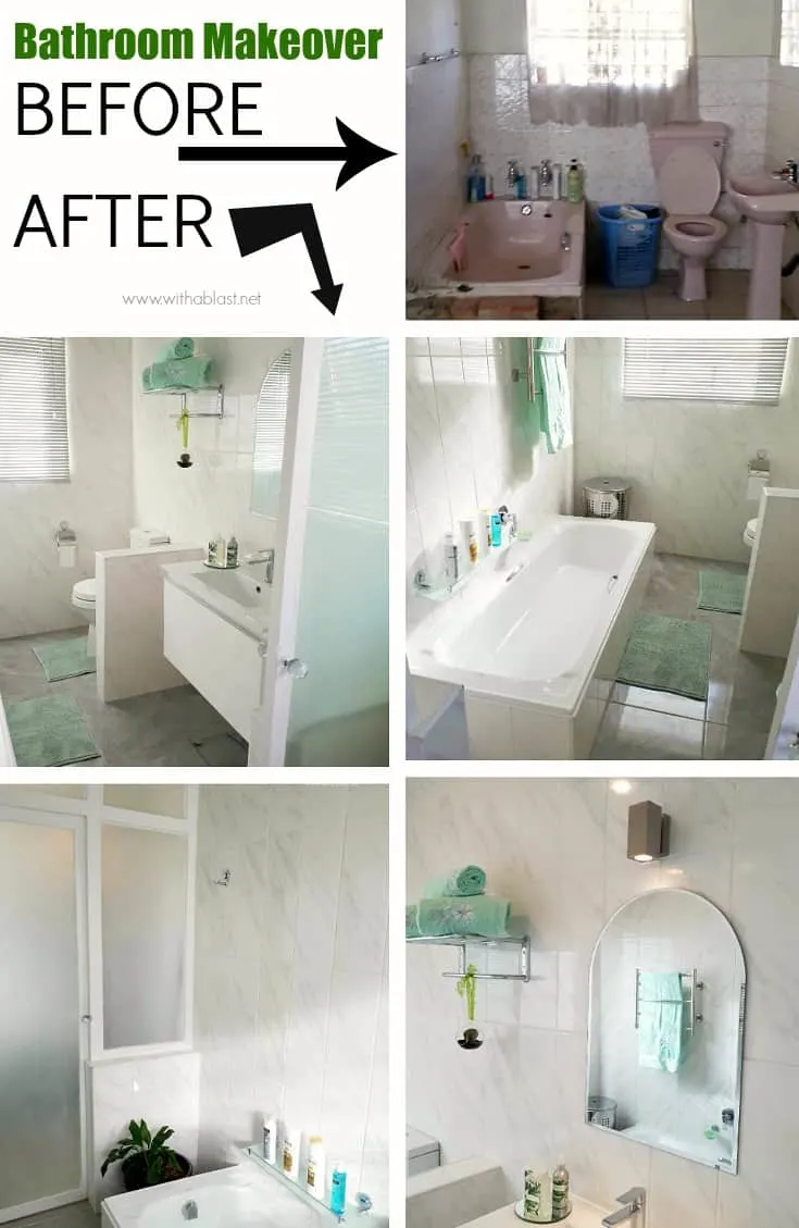 Complete Bathroom Makeover ! With items we splurged on, saved money and must-haves in the bathroom #Bathroom #DIYBathroom #DIY #HomeImprovement #BathroomMakeover #BeforeAndAfterBathrooms