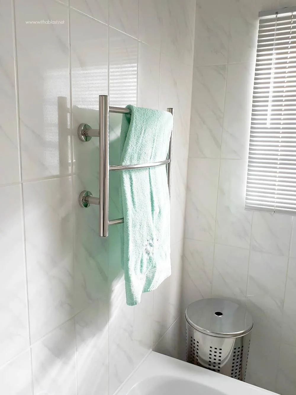 Bathroom Makeover with Heated Towel Rail