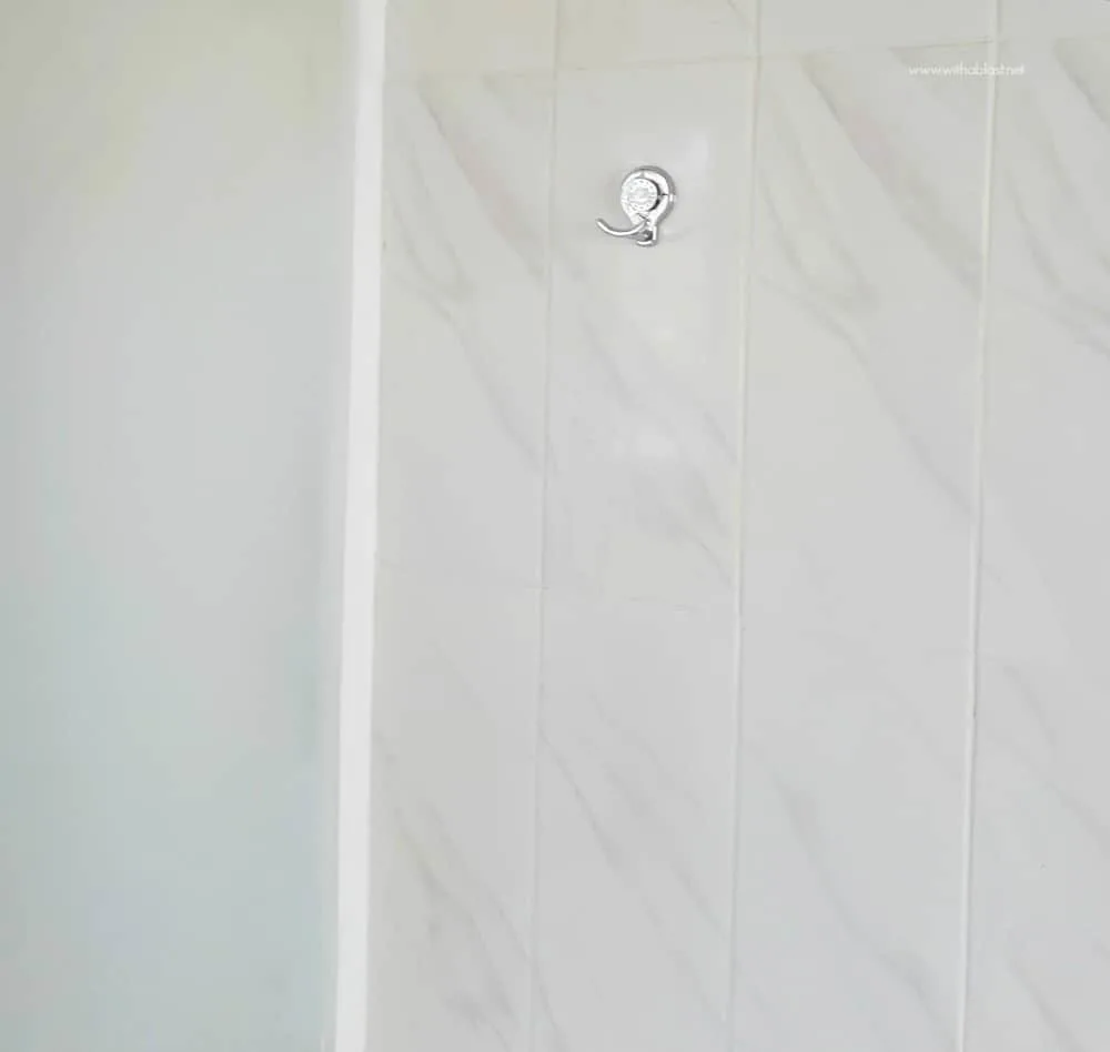 Bathroom Makeover [robe holder]