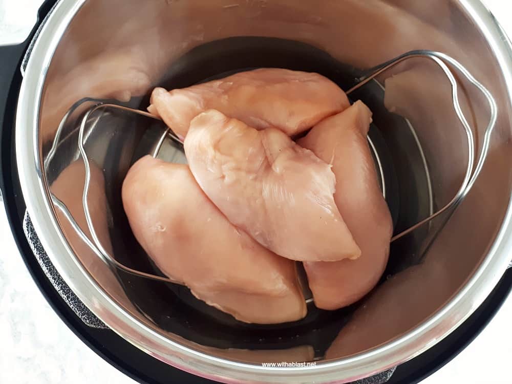 Instant Pot Teriyaki Chicken - how to steam Chicken in the Instant Pot 