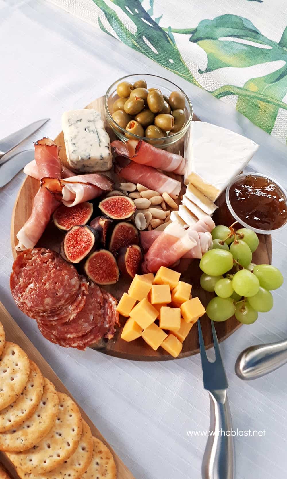 How to make an Easy Charcuterie Board (Cheese Board) within minutes, which you can customize with ingredients you prefer or suits the occasion