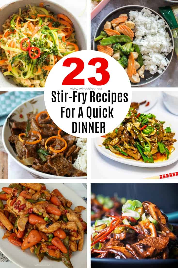 23 Stir-Fry Recipes For A Quick Dinner #StirFryRecipes #BeefStirFry #ChickenStirFry #EasyDinner #QuickDinnerRecipes