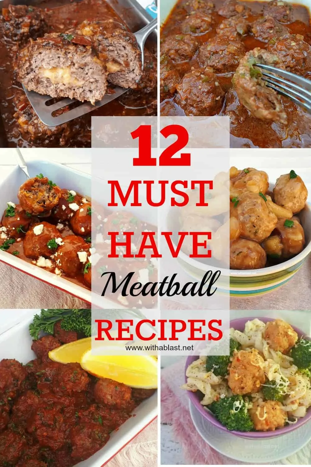 Check out these Meatball Recipes ! So perfect to serve throughout all the seasons. Most recipes can be served as not only a main meal but as an appetizer as well