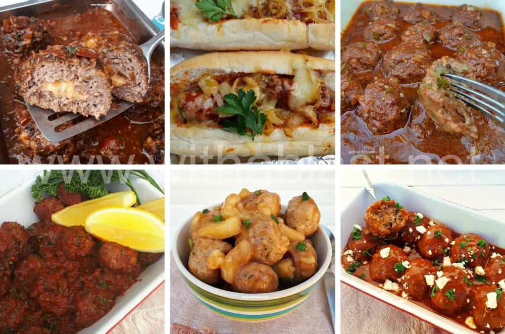 Meatball Recipes perfect to serve throughout all the seasons. Most recipes can be served as not only a main meal but as an appetizer as well