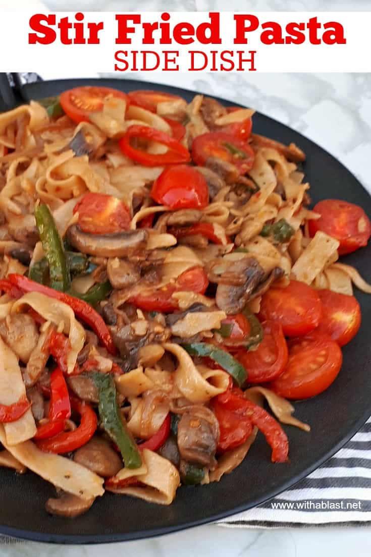 Stir Fried Pasta Side Dish