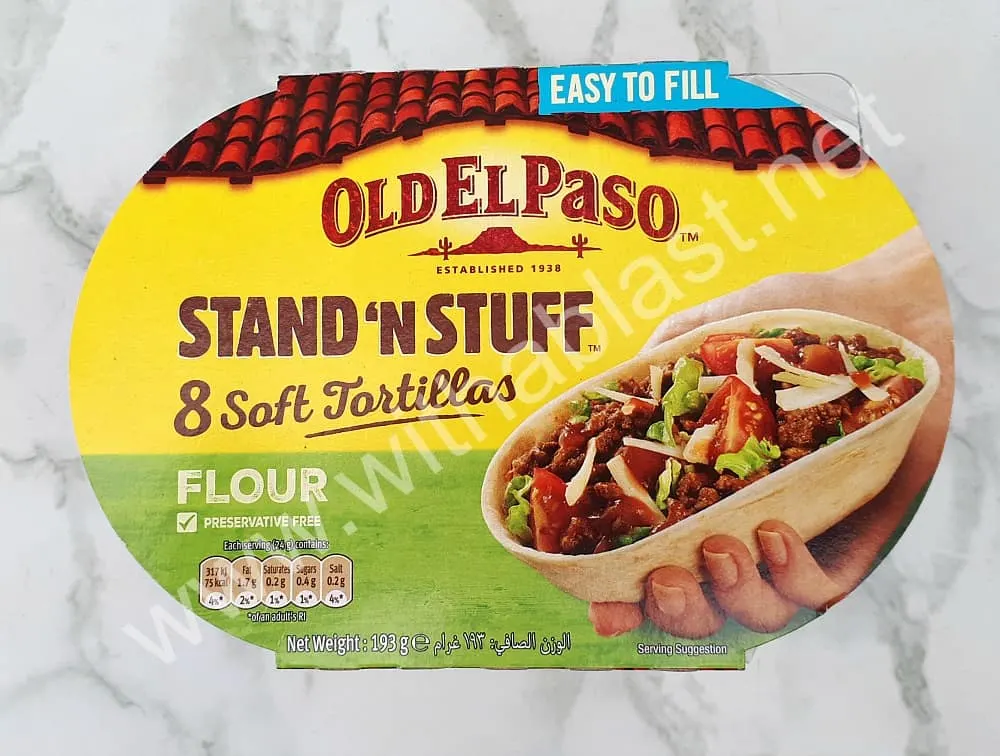 Stand 'N Stuff Soft Tortillas for Spicy Bacon and Egg Breakfast Tacos