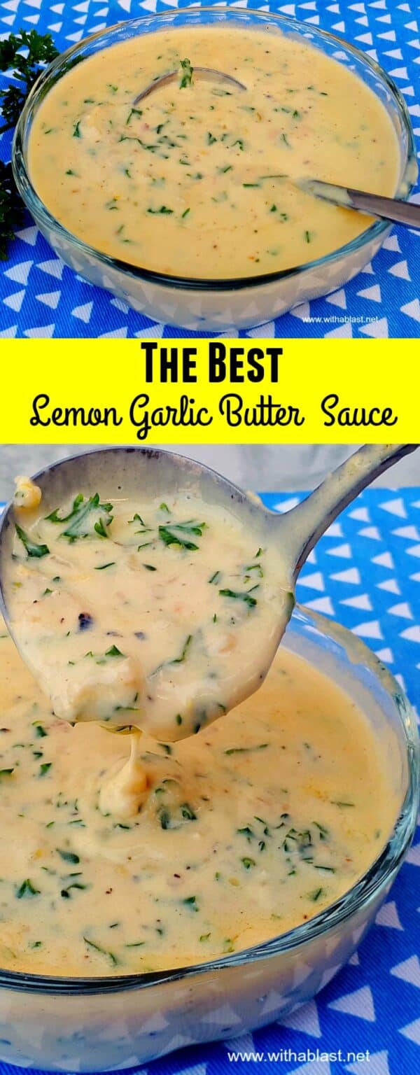 Lemon Garlic Butter Sauce | With A Blast
