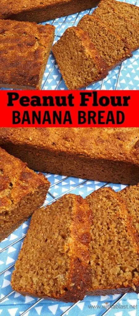 Peanut Flour Banana Bread