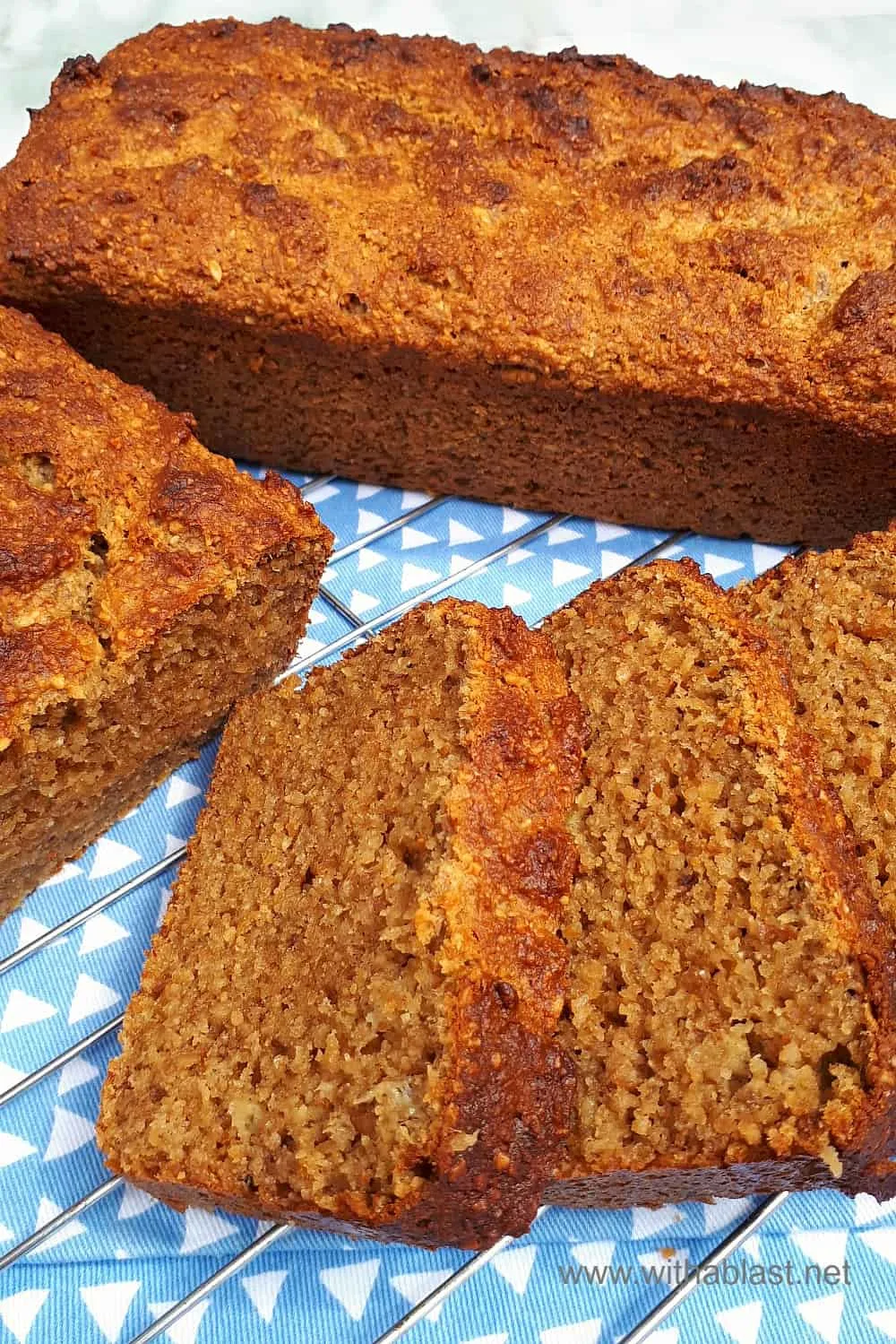 Peanut Flour Banana Bread