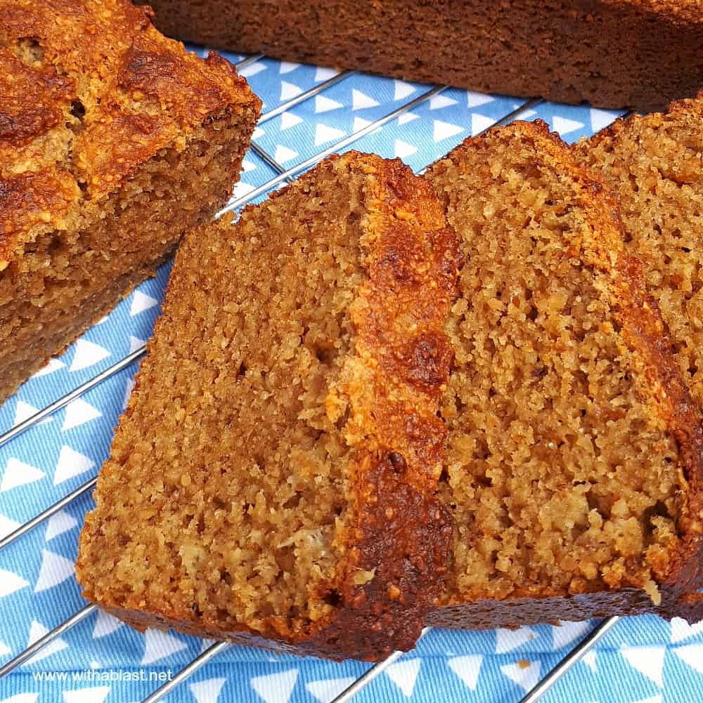 Peanut Flour Banana Bread