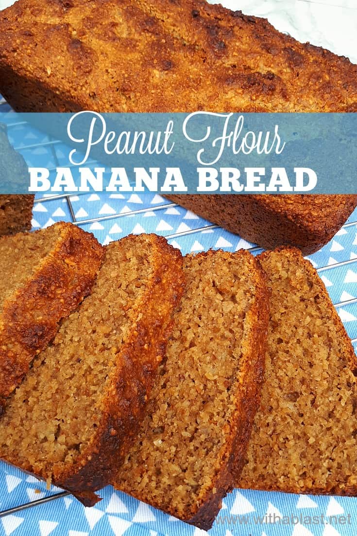Peanut Flour Banana Bread
