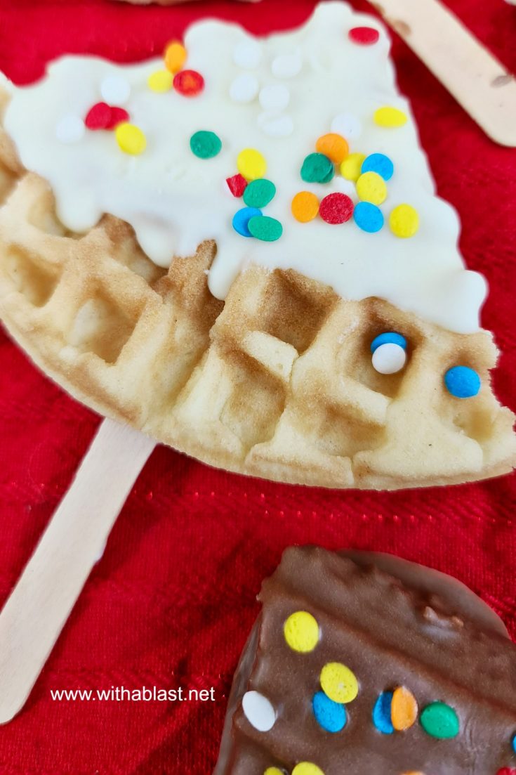 Chrstmas Tree Waffles