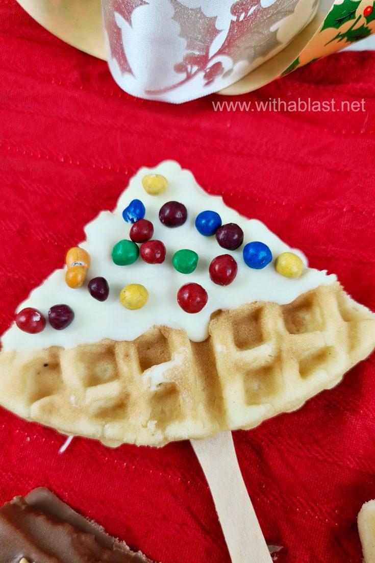 Chrstmas Tree Waffles