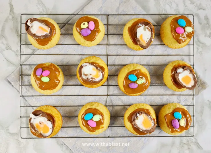 Mixed Easter Egg topped Cakes
