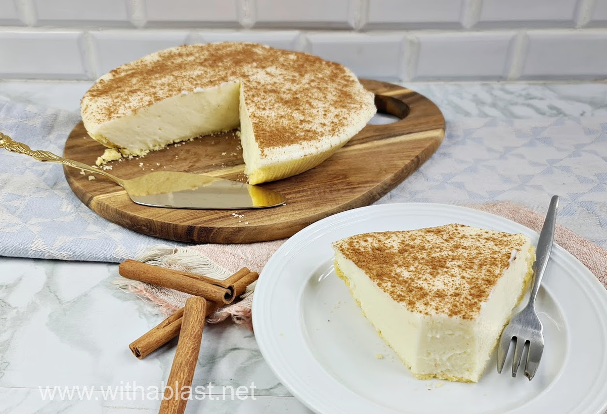 Milk Tart (SouthAfrican Melk Tert) With A Blast