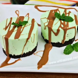 No-Bake Mint Cheesecake