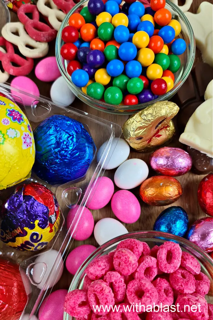 Easter Dessert Candy Board