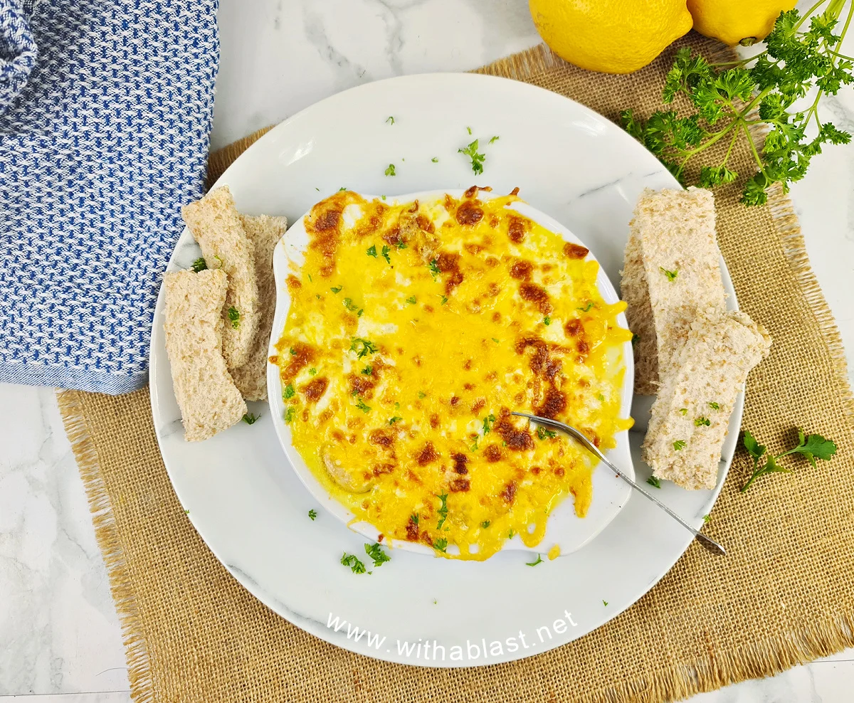 Cheesy Garlic Shrimp Appetizer