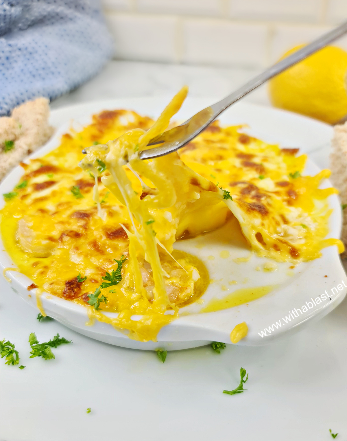 Cheesy Garlic Shrimp Appetizer