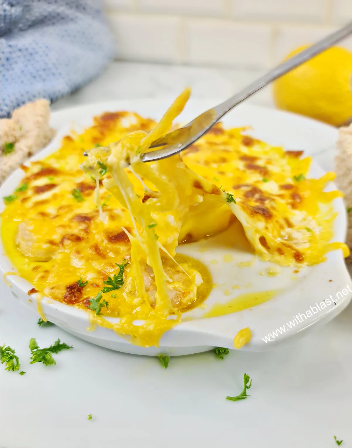 Cheesy Garlic Shrimp Appetizer