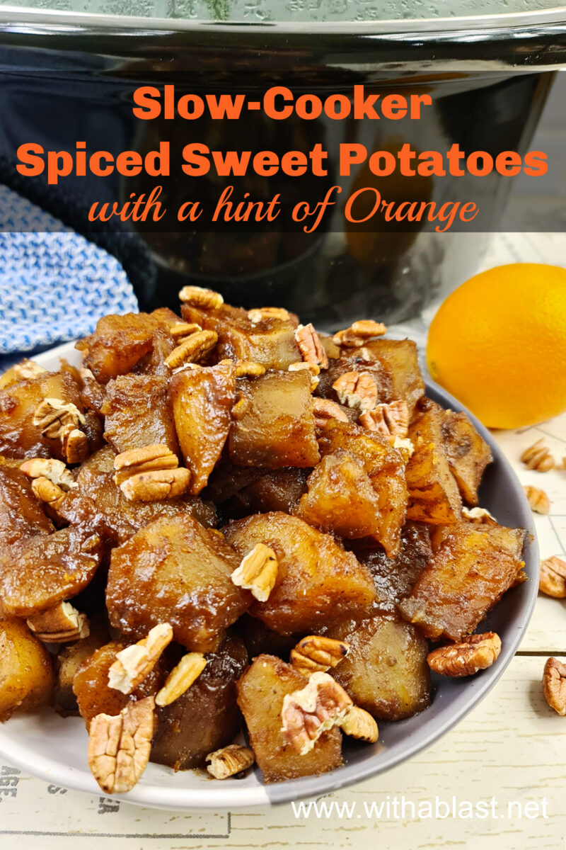 SlowCooker Spiced Sweet Potatoes With A Blast