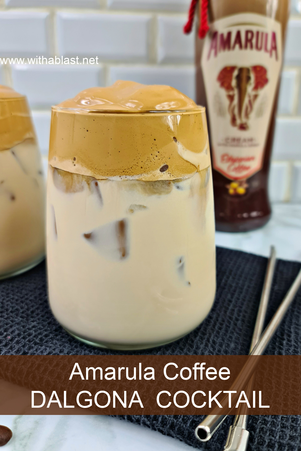 Amarula Coffee Dalgona Cocktail