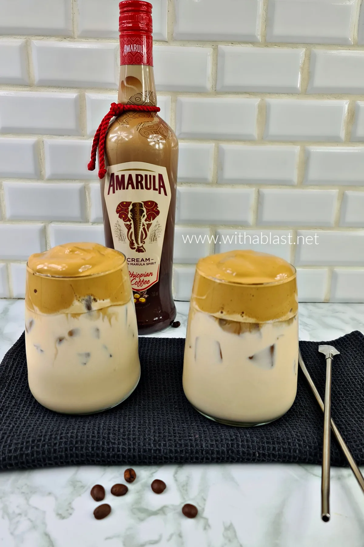 Amarula Coffee Dalgona Cocktail