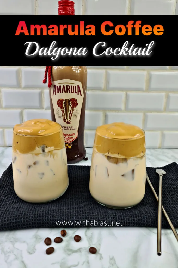 Amarula Coffee Dalgona Cocktail