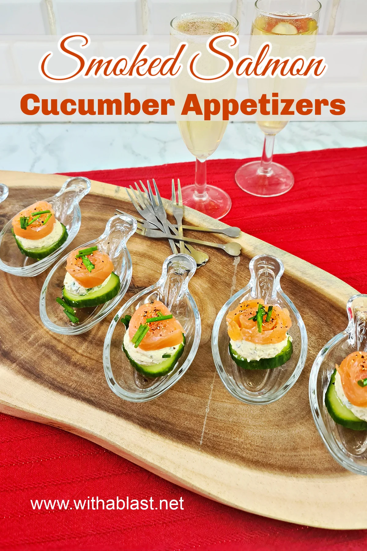Smoked Salmon Cucumber Appetizers