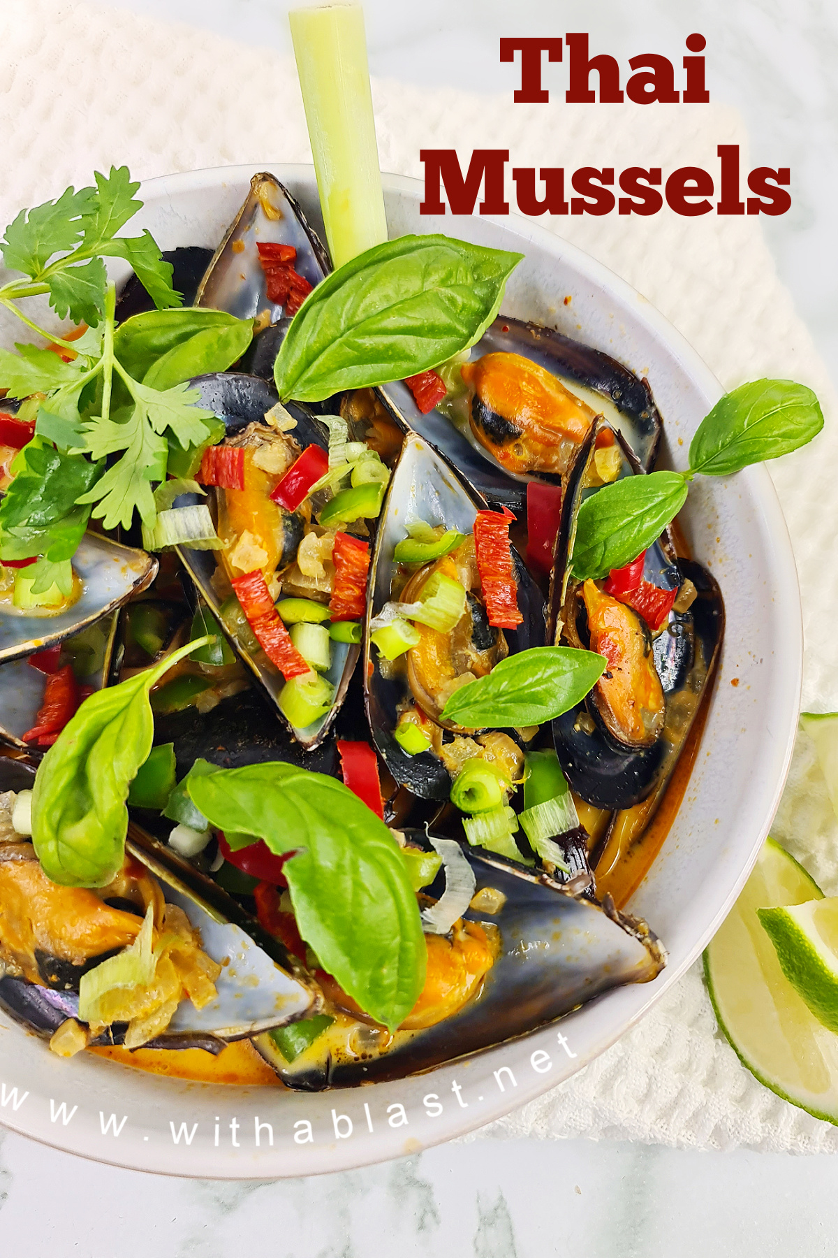 Thai Mussels With A Blast