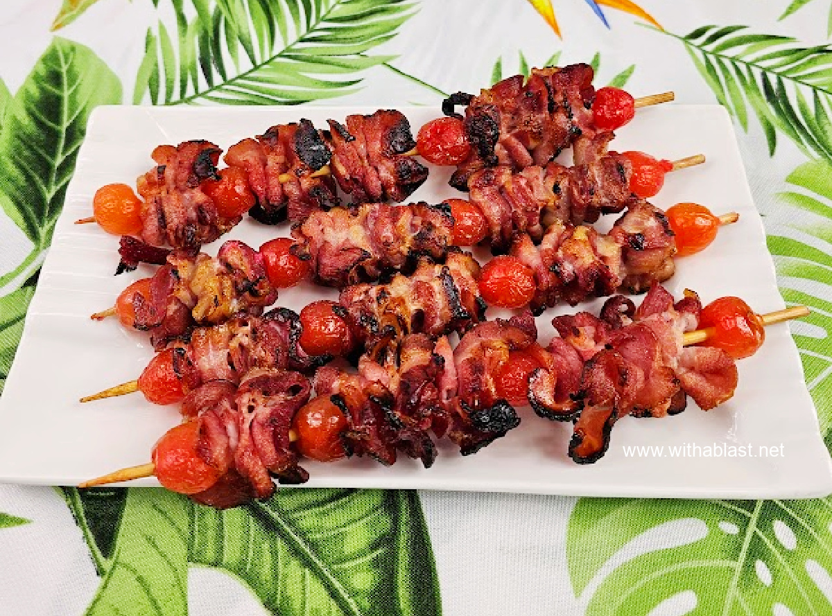 Oopsies (Bacon and Cherry Kebabs)