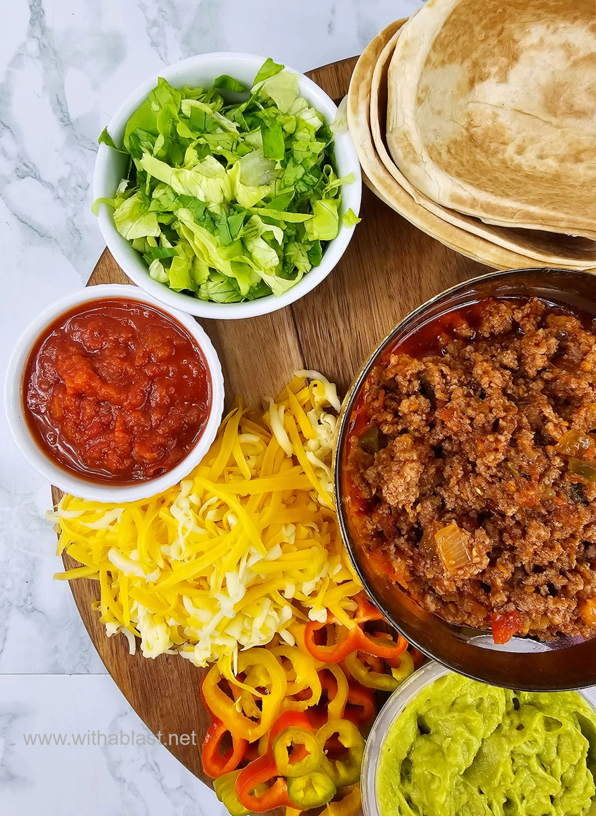 Taco Tortilla Boat Board