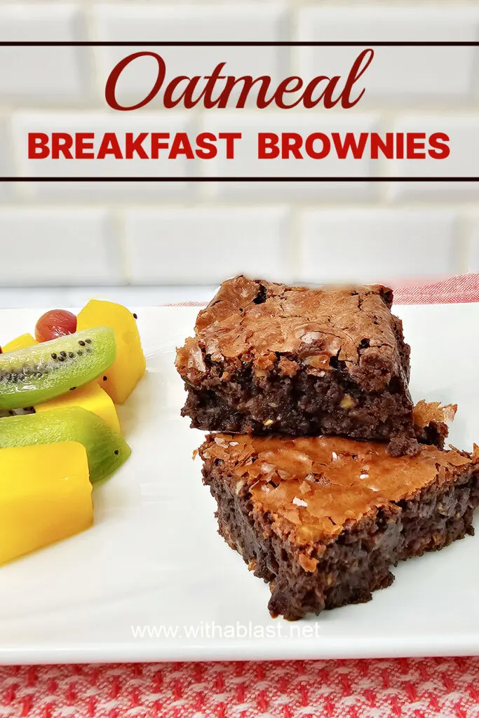 Oatmeal Breakfast Brownies