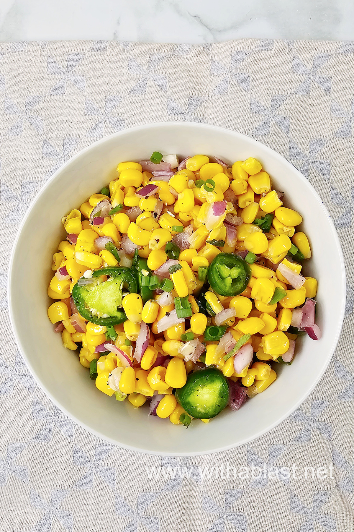 Spicy Jalapeno Corn Bowl